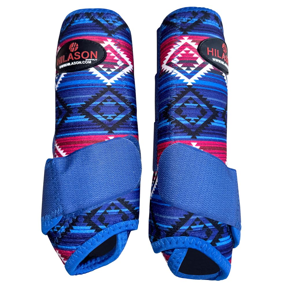 HILASON M Horse Medicine No Turn Bell Boots Sports Front Rear Hind Leg Protective